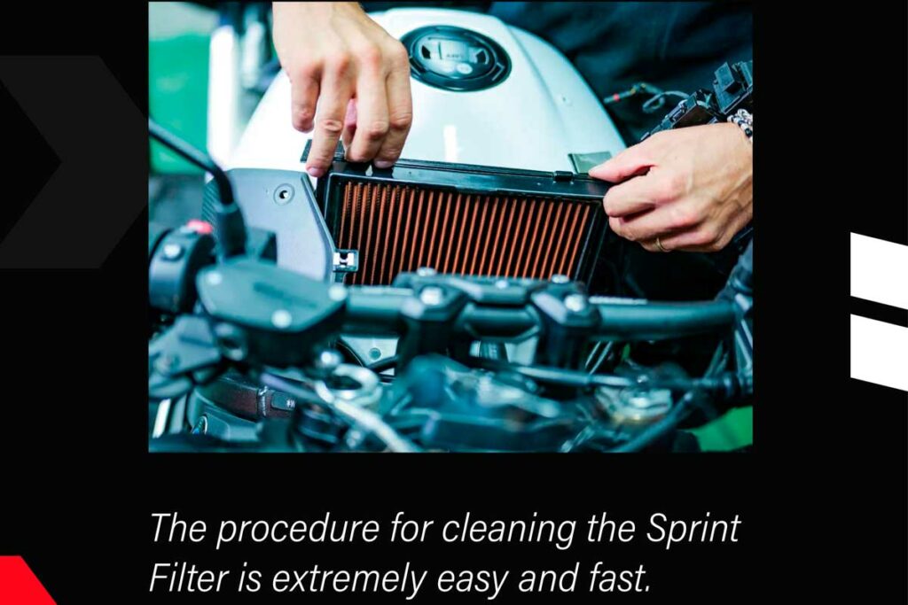 how to clean sprint air filter