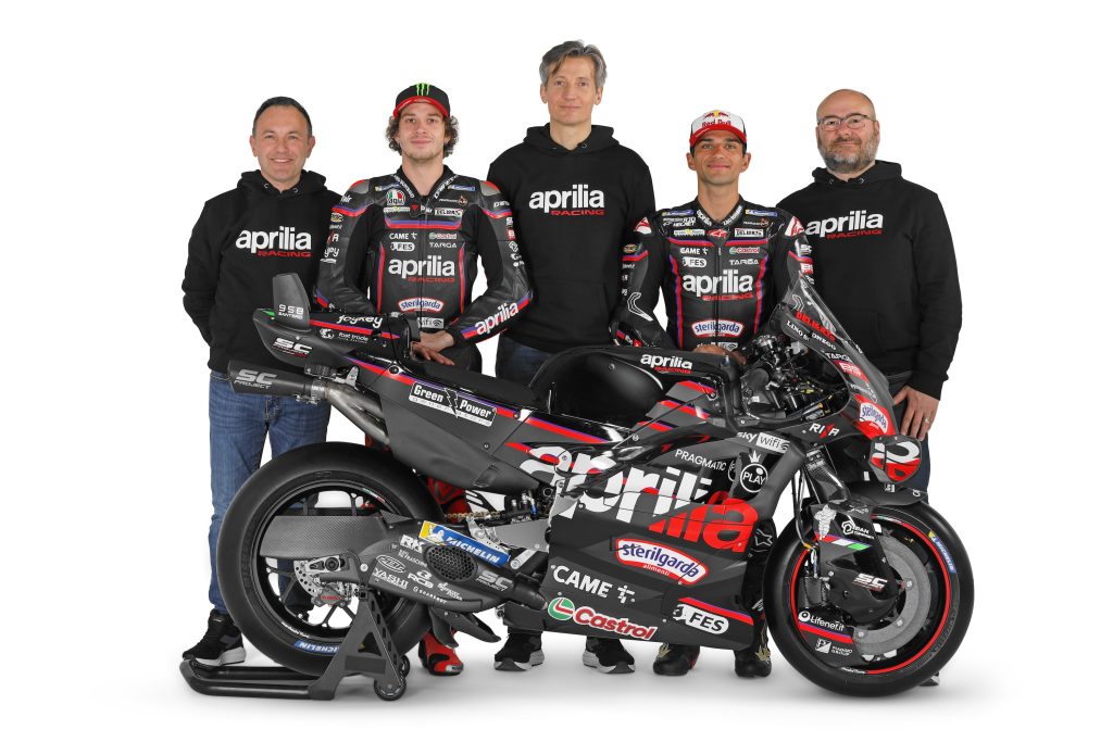 sprint filter partnership with aprilia